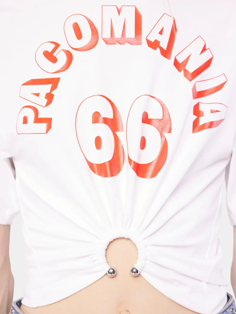 Rabanne Printed Piercing T-Shirt