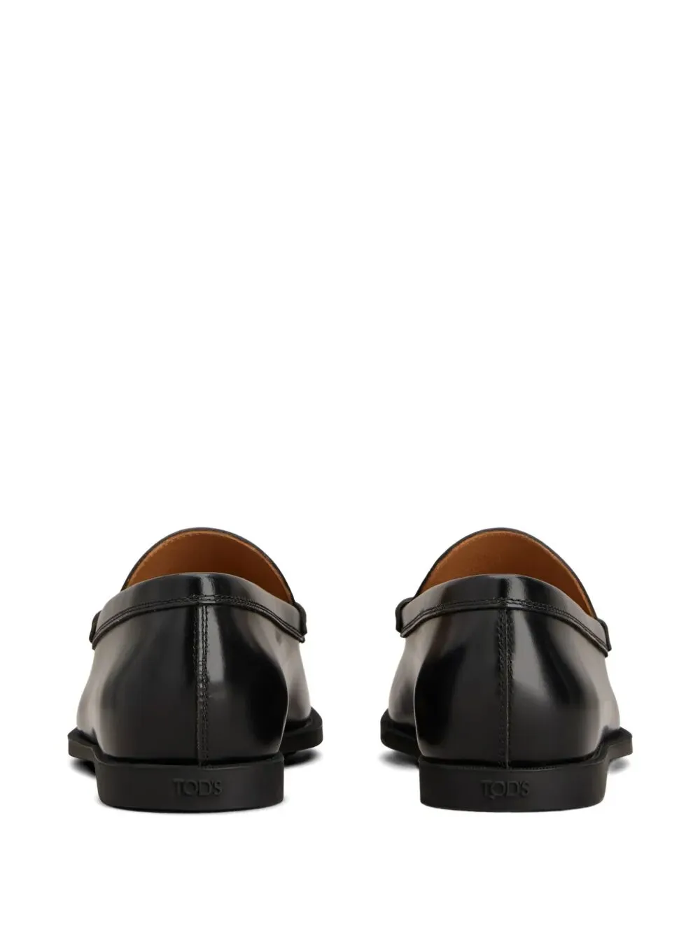 Gold-Tone Hardware Loafers