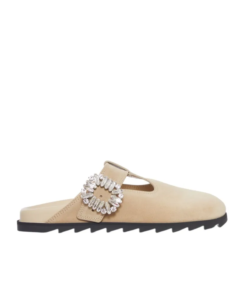 Roger Vivier Slidy Viv T Strap Mules