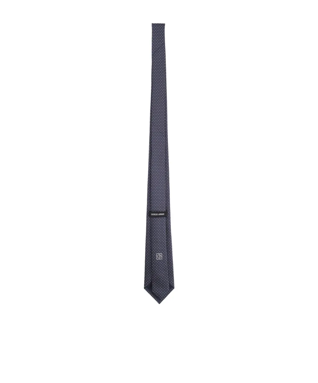 Giorgio Armani Logo Patch Tie