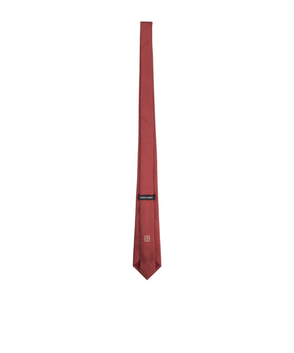 Giorgio Armani Logo Patch Tie