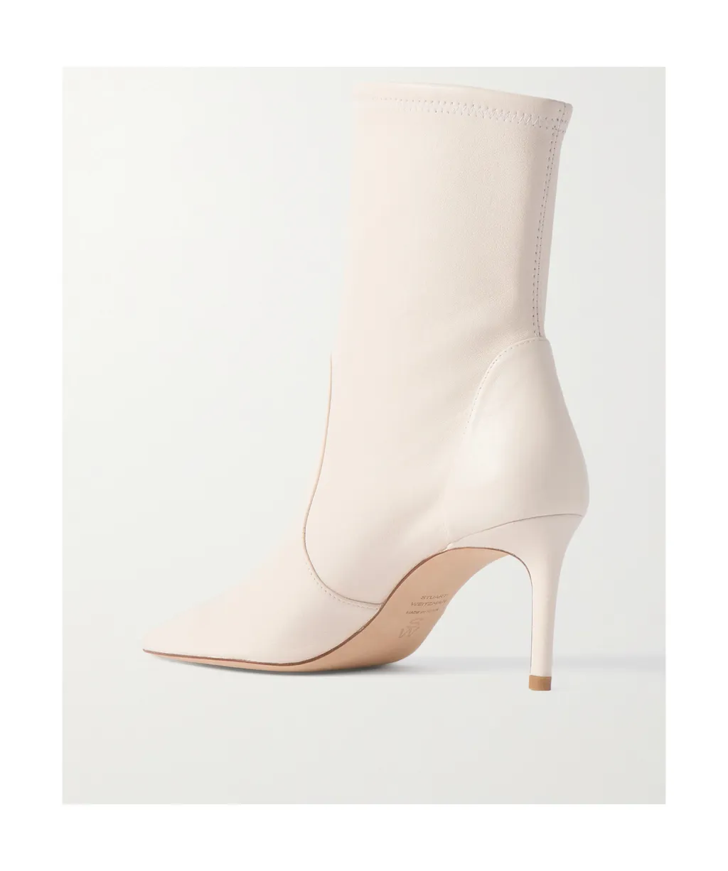Stuart Power Leather Ankle Boots