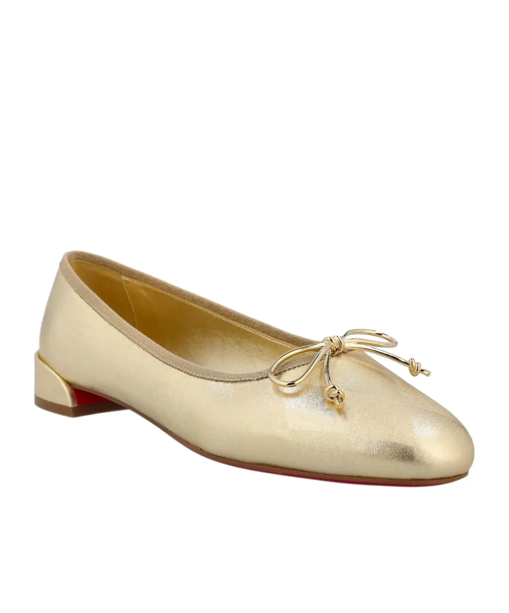 Christian Louboutin Bow-Detailed Flat Shoes