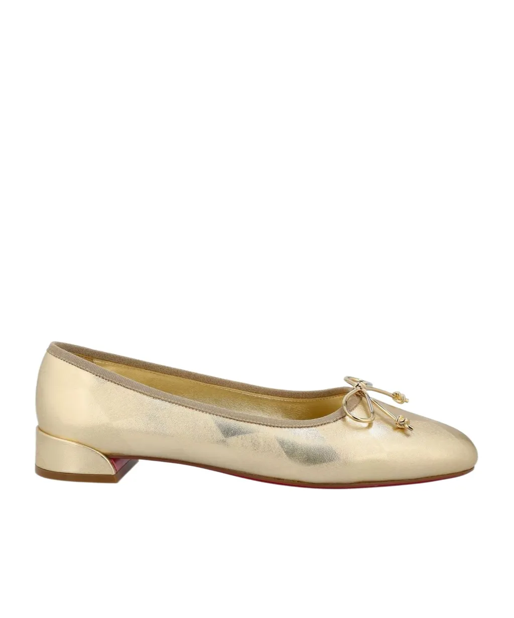 Christian Louboutin Bow-Detailed Flat Shoes
