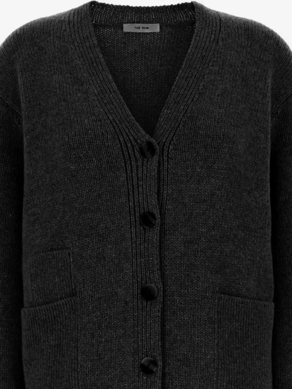 V-Neck Long-Sleeved Cardigan
