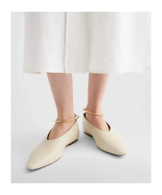 Jil Sander Pointed Toe Ballerinas