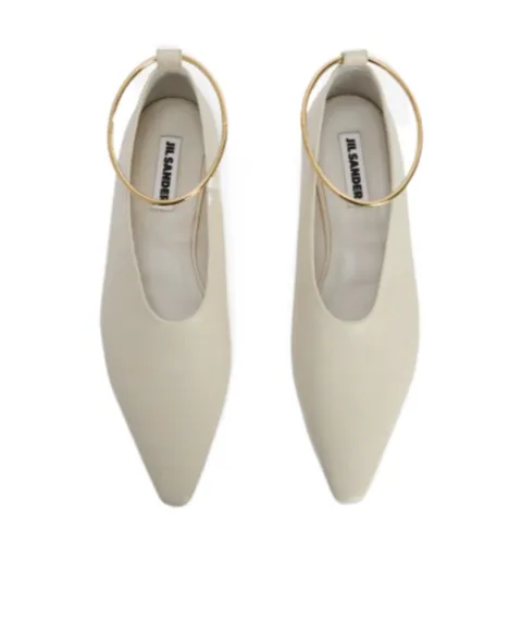 Jil Sander Pointed Toe Ballerinas