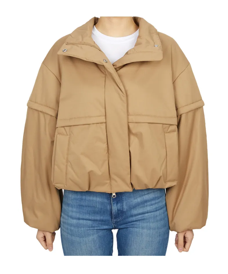 Long-Sleeved Cotton-Padded Jacket