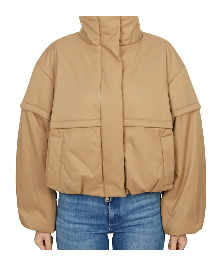 Long-Sleeved Cotton-Padded Jacket