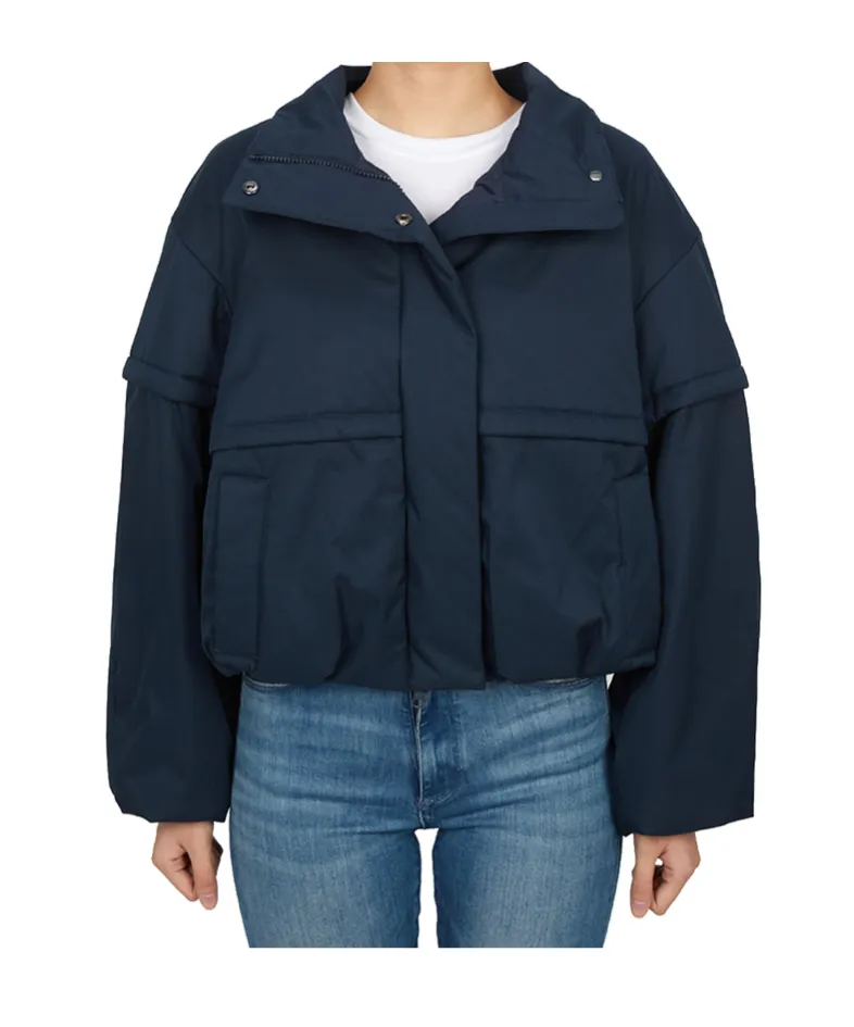 Long-Sleeved Cotton-Padded Jacket