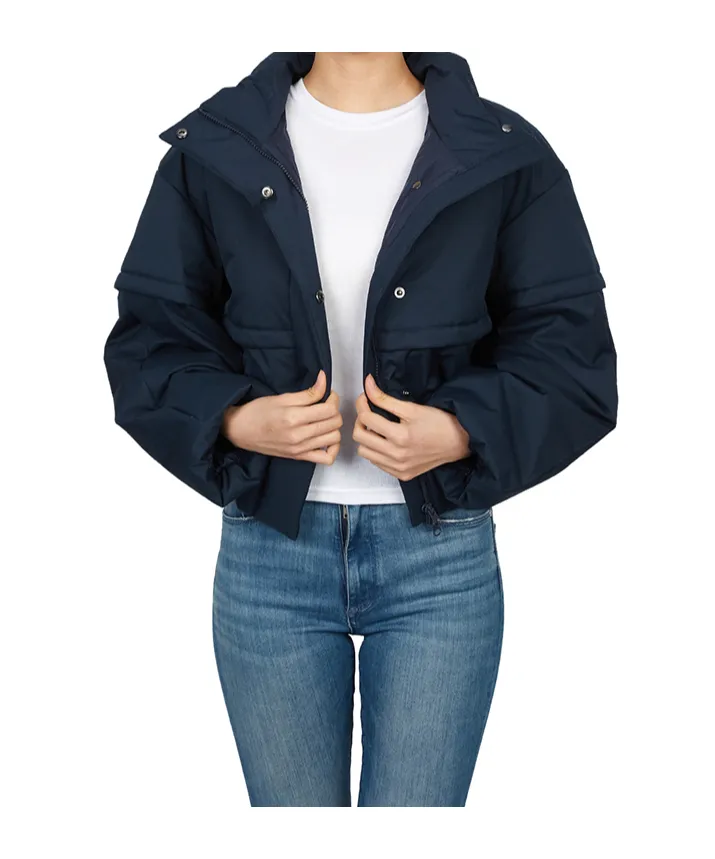 Long-Sleeved Cotton-Padded Jacket