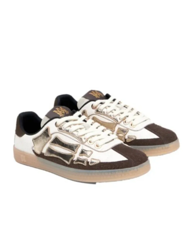 Amiri Metallic Pacific Bones Sneakers