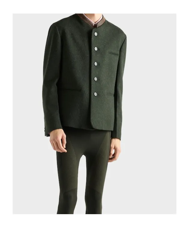 Prada Long-Sleeved Button-Up Jacket