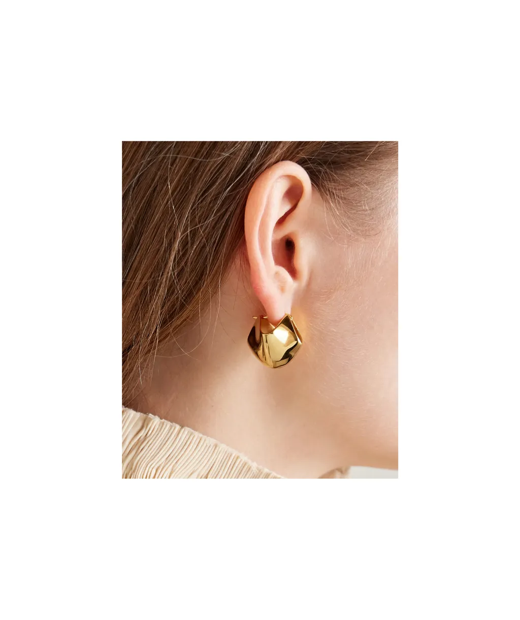 Lotus-Shaped Earrings