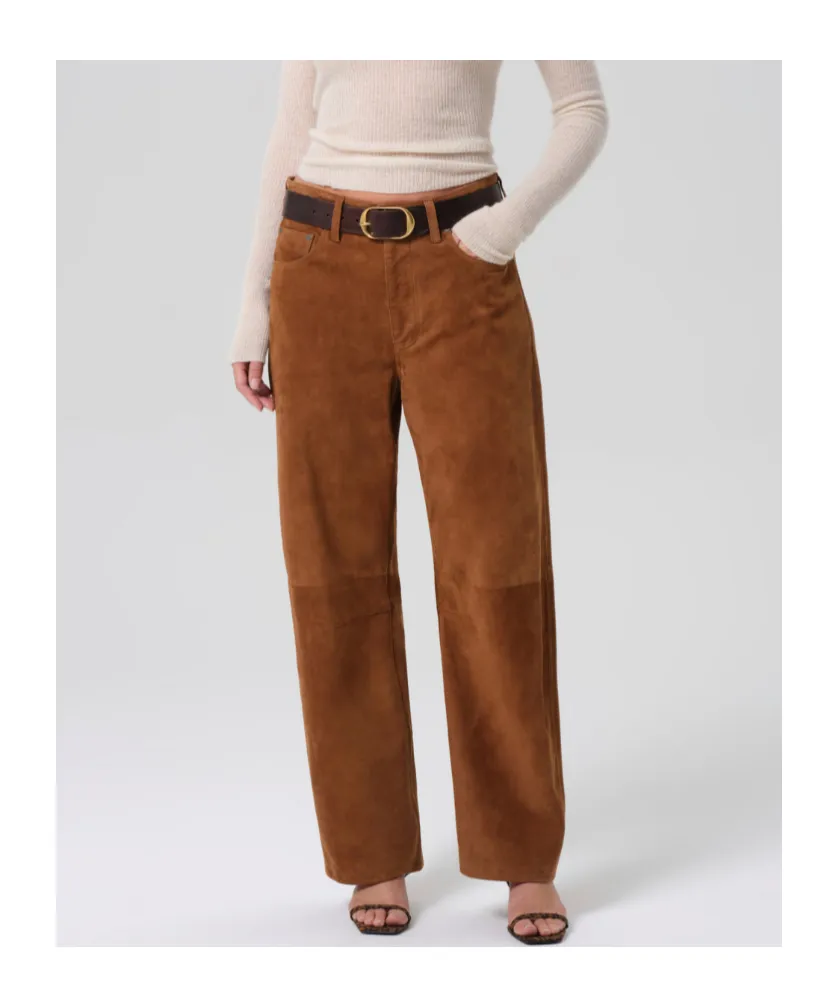 Miro Relaxed Suede Pant