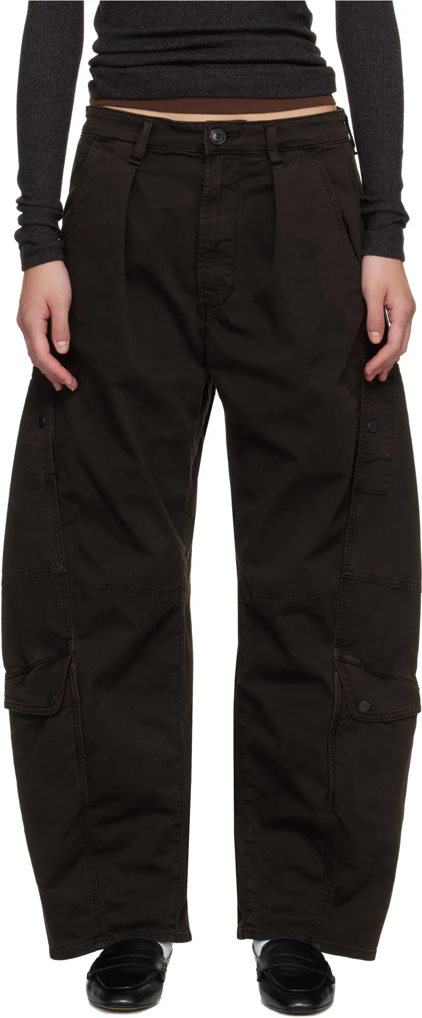 Flight Pleated Organic Cotton-Blend Twill Tapered Pants