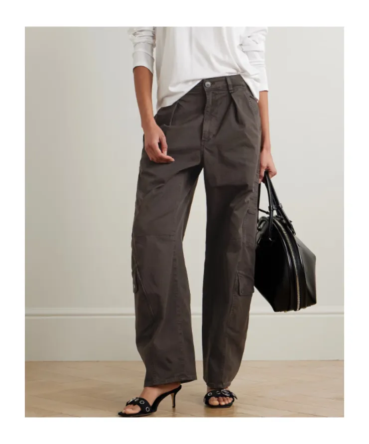 Flight Pleated Organic Cotton-Blend Twill Tapered Pants