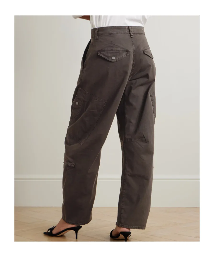 Flight Pleated Organic Cotton-Blend Twill Tapered Pants