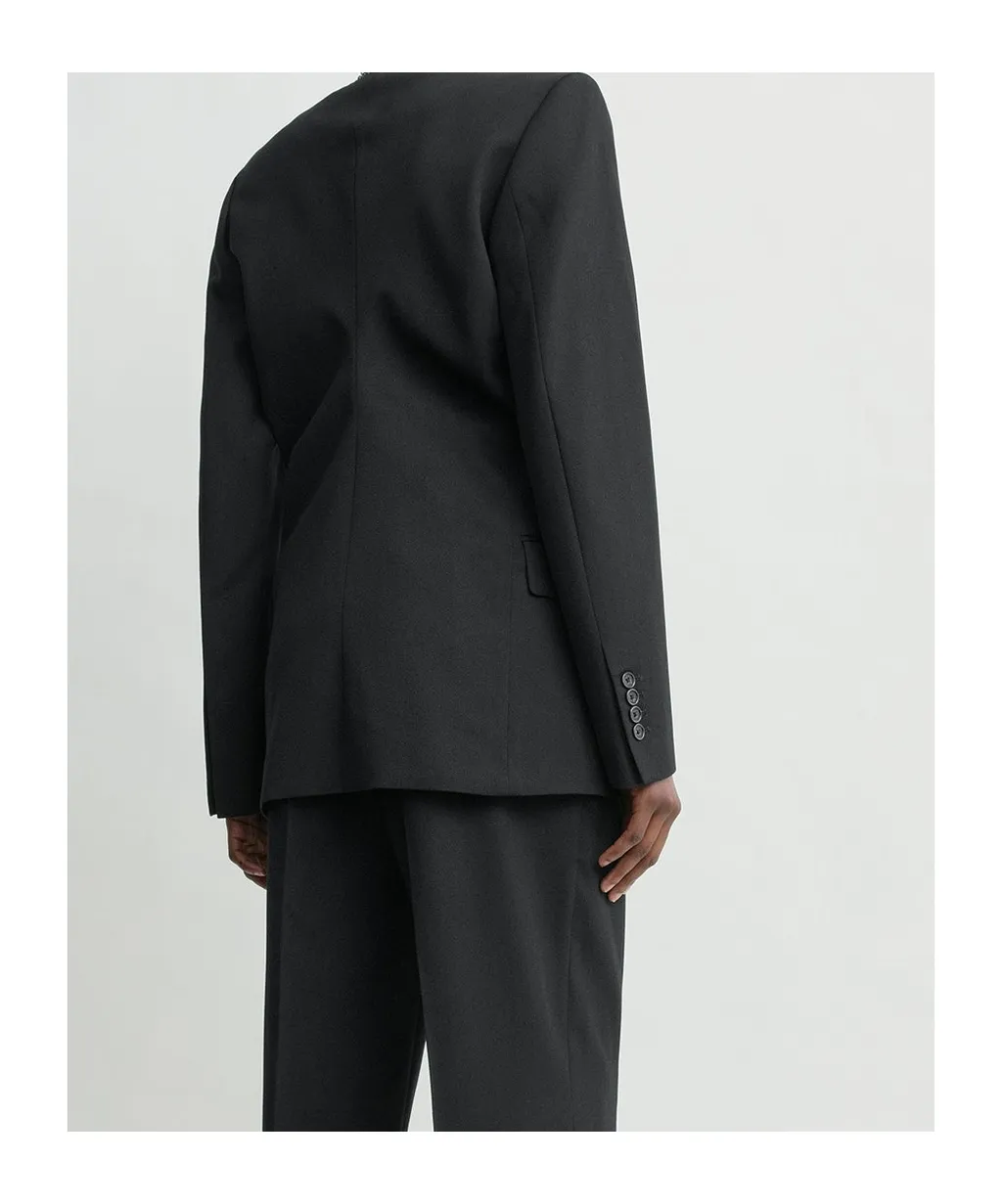Wool Long-Sleeved Suit Jacket