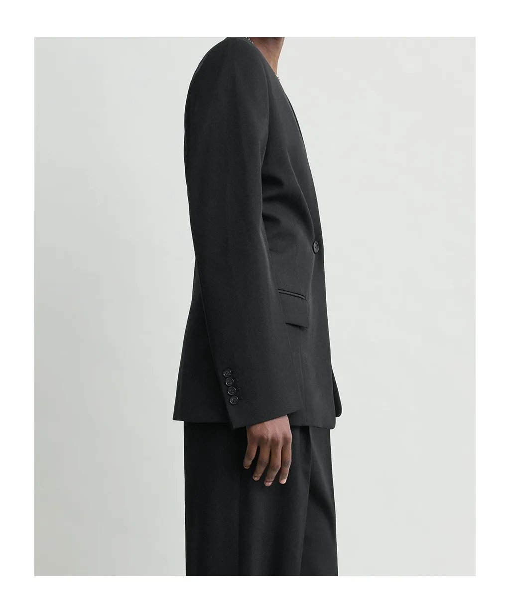 Wool Long-Sleeved Suit Jacket