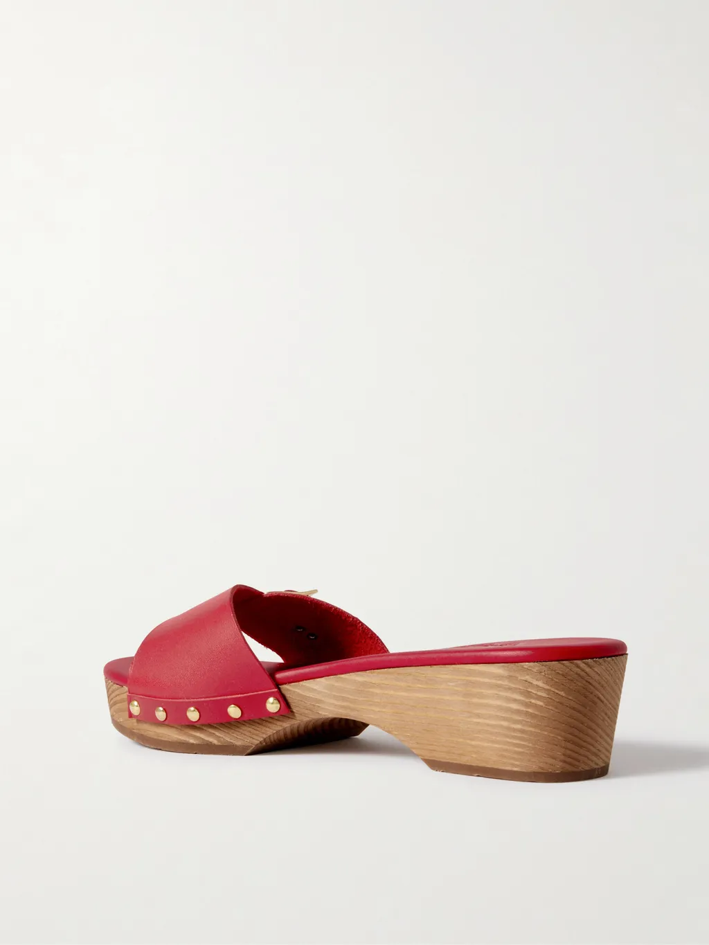 Omonia Studded Leather Clogs