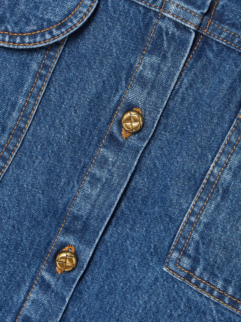 Nariida Berber Embroidered Denim Shirt