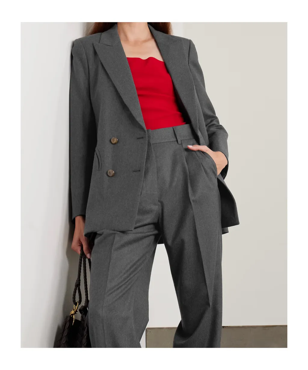 Everyday Double-Breasted Wool-Twill Blazer
