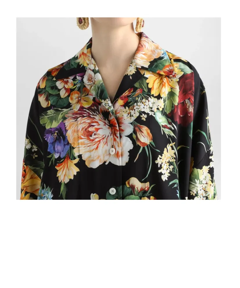 Floral-Print Shirt