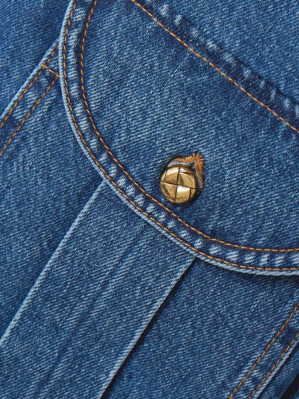 Sahariana Padded Denim Jacket