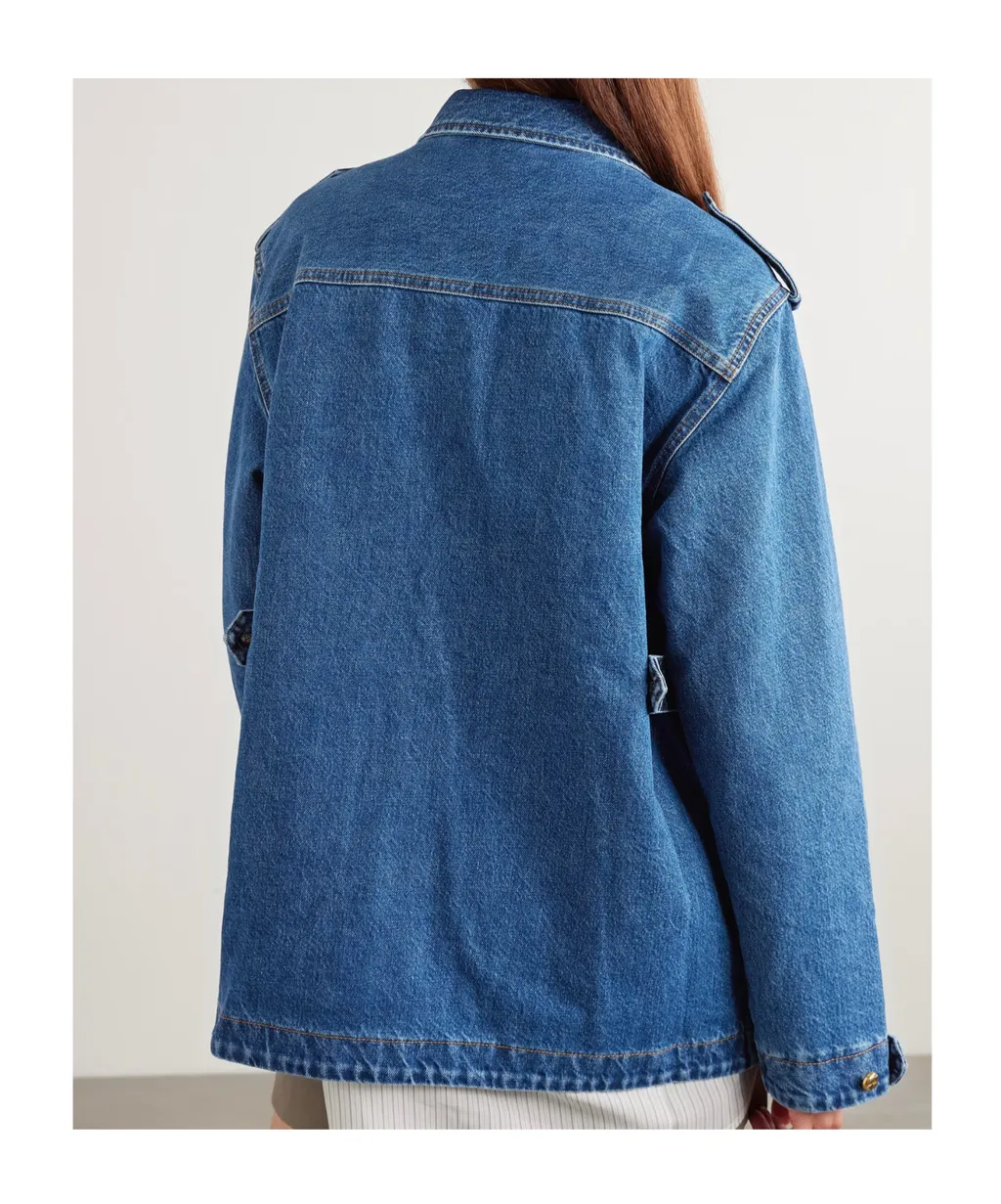 Sahariana Padded Denim Jacket