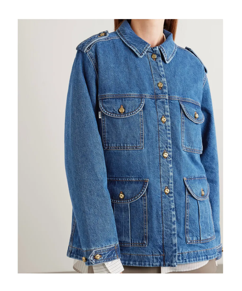 Sahariana Padded Denim Jacket