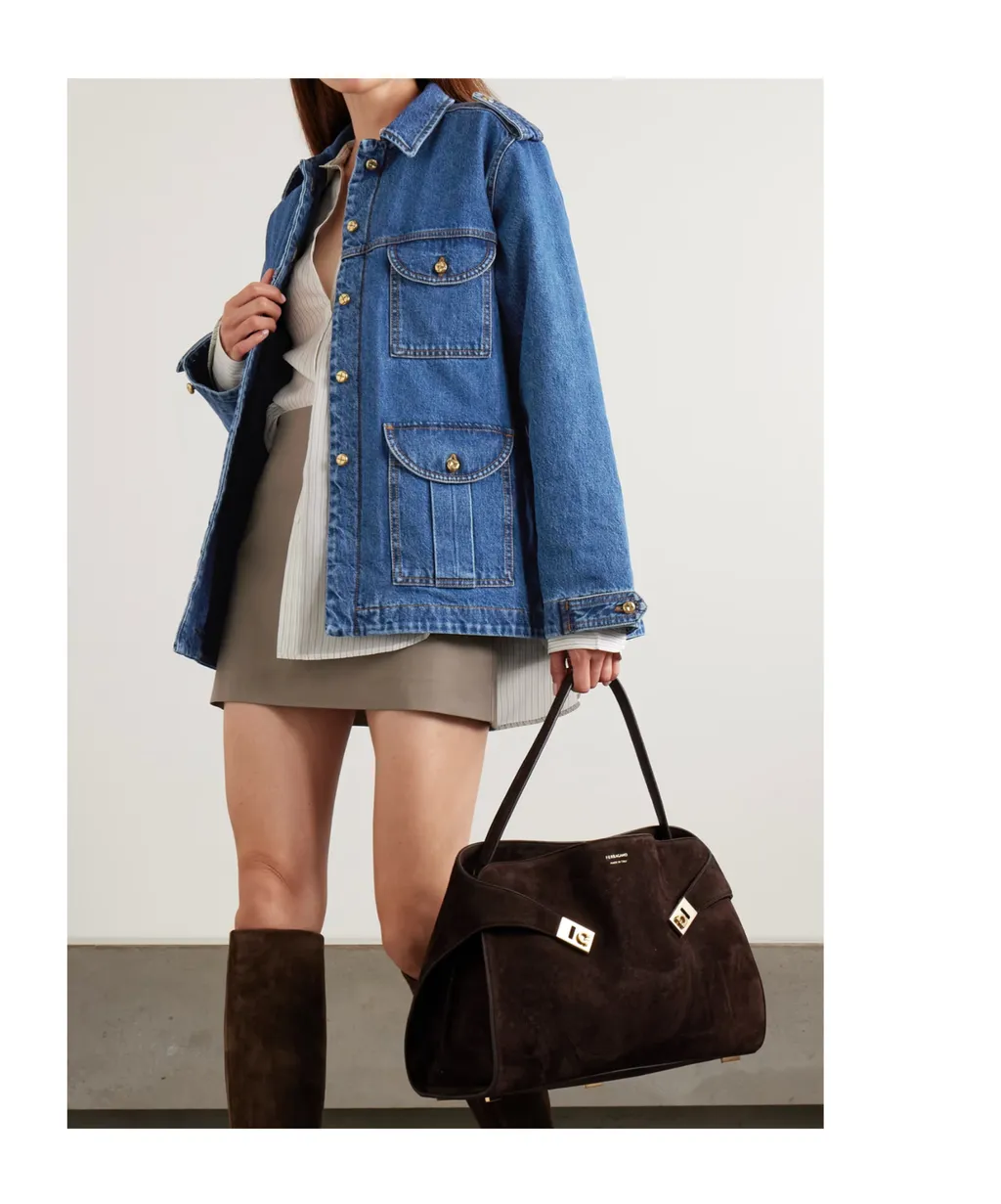 Sahariana Padded Denim Jacket