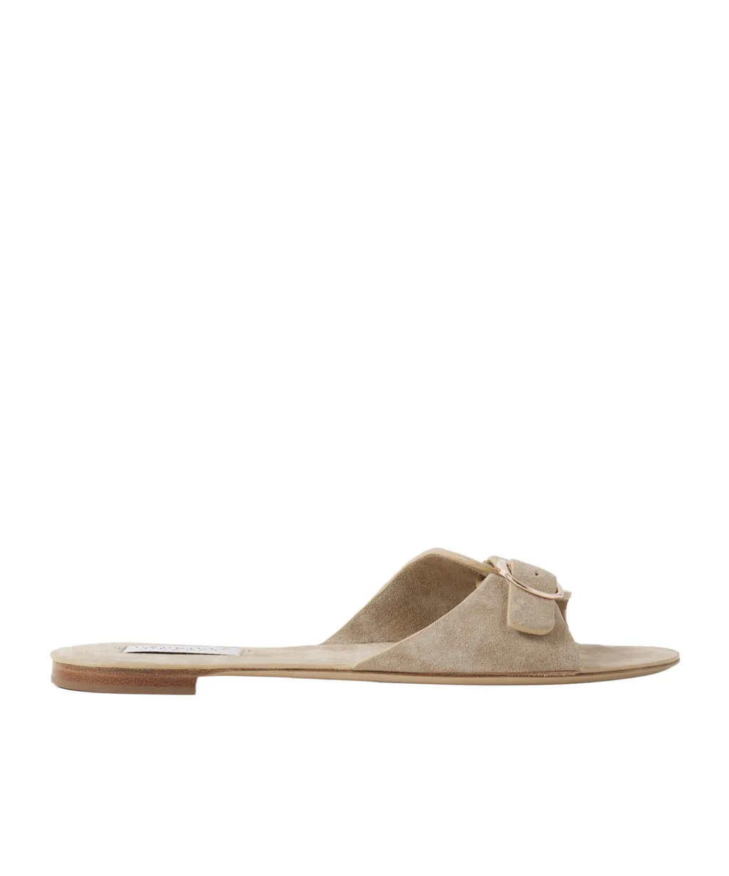 Open-Toe Flat Sandals