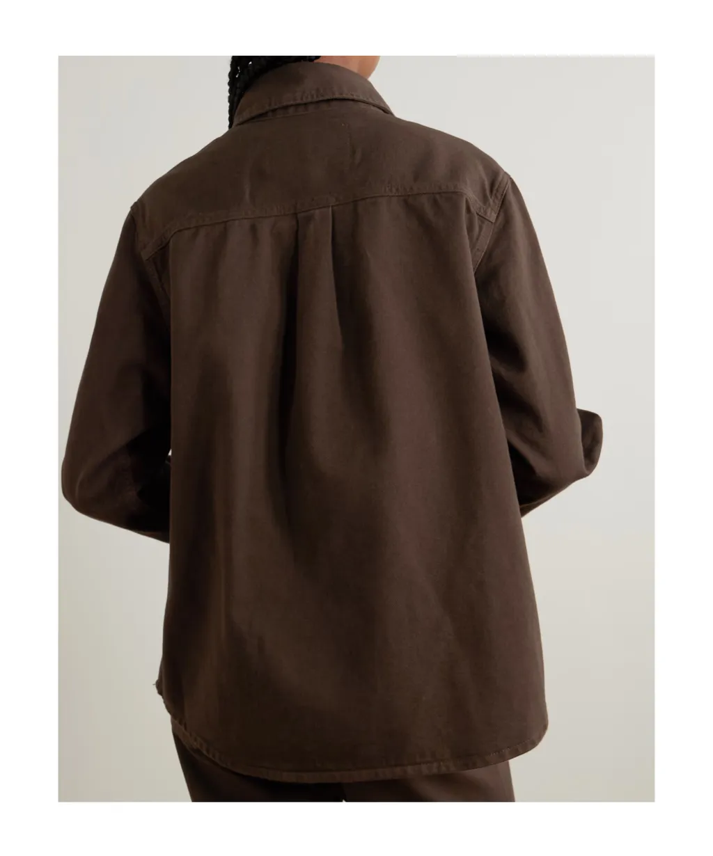 Berber Embroidered Denim Shirt