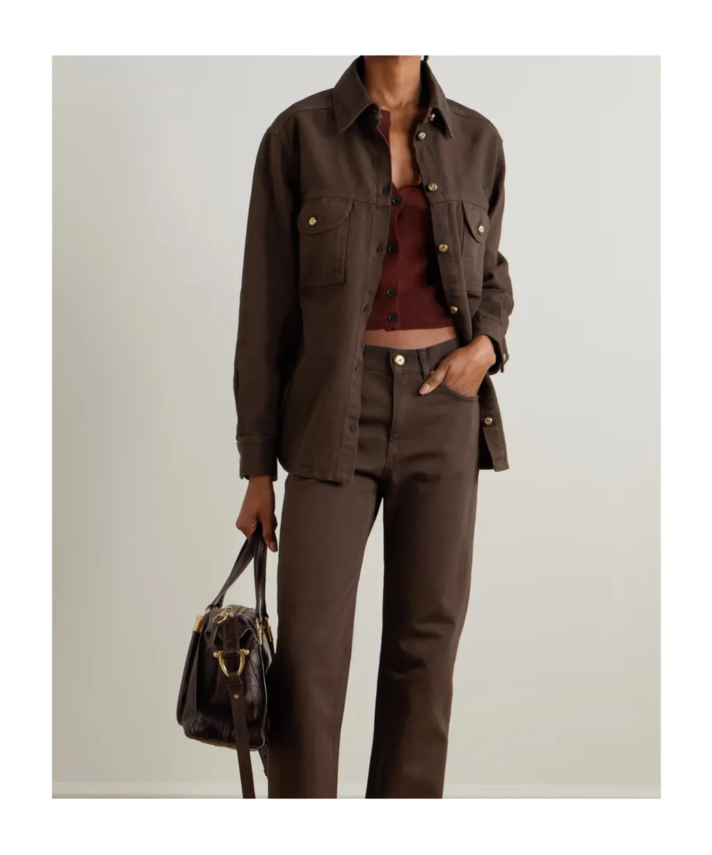 Berber Embroidered Denim Shirt