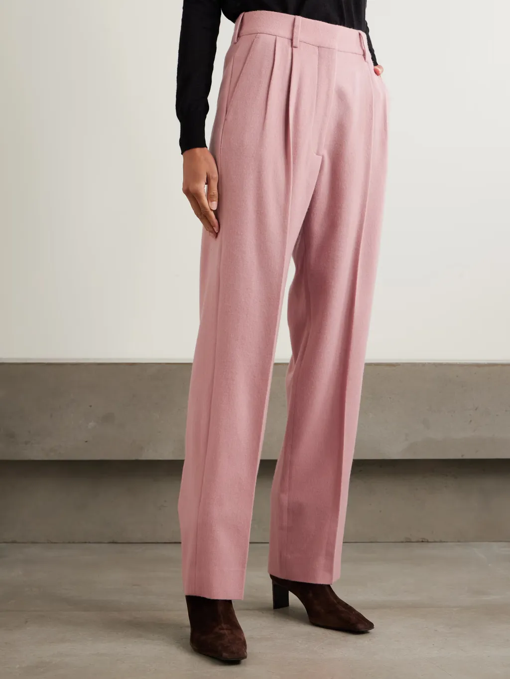 Pleated Tailored Trousers