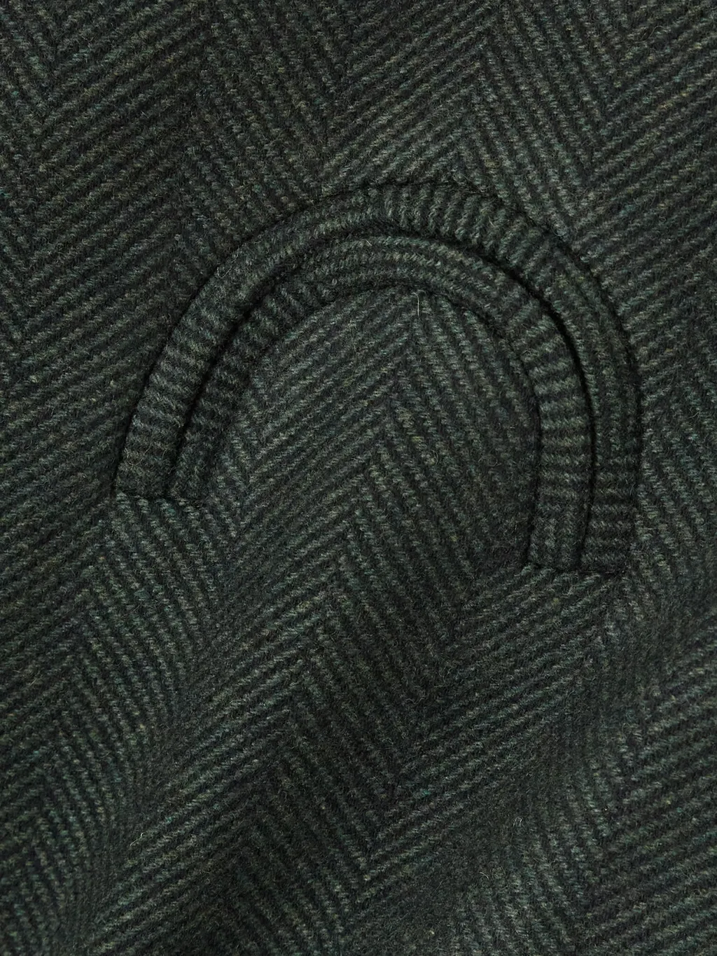 Cheveyo Coci Herringbone Wool Mini Skirt