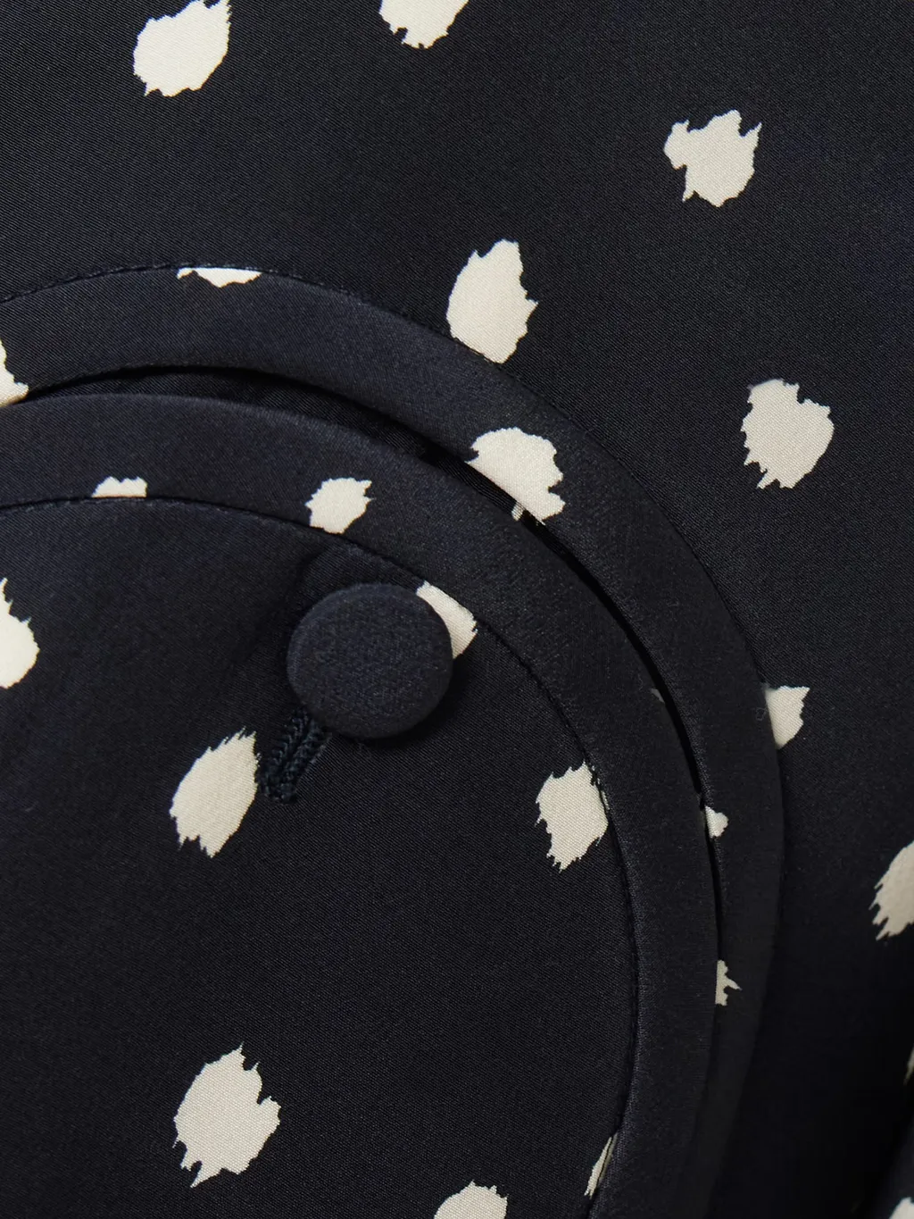Shamo Polka-Dot Silk Jacket