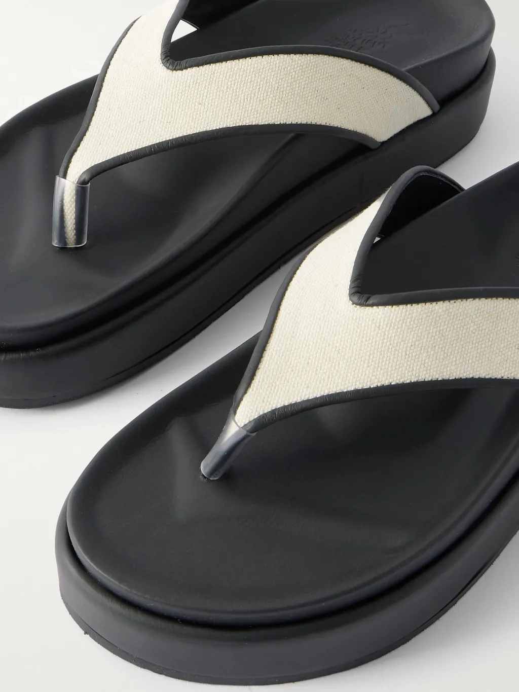 Charys2Flatform Rubber-Trimmed Canvas Platform Sandals