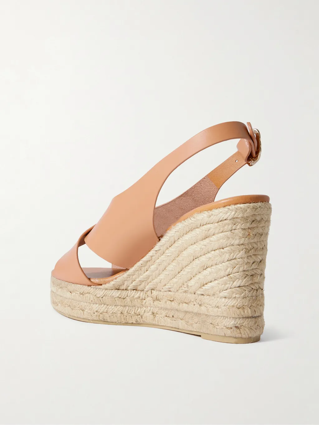Maria Leather Espadrille Wedge Sandals