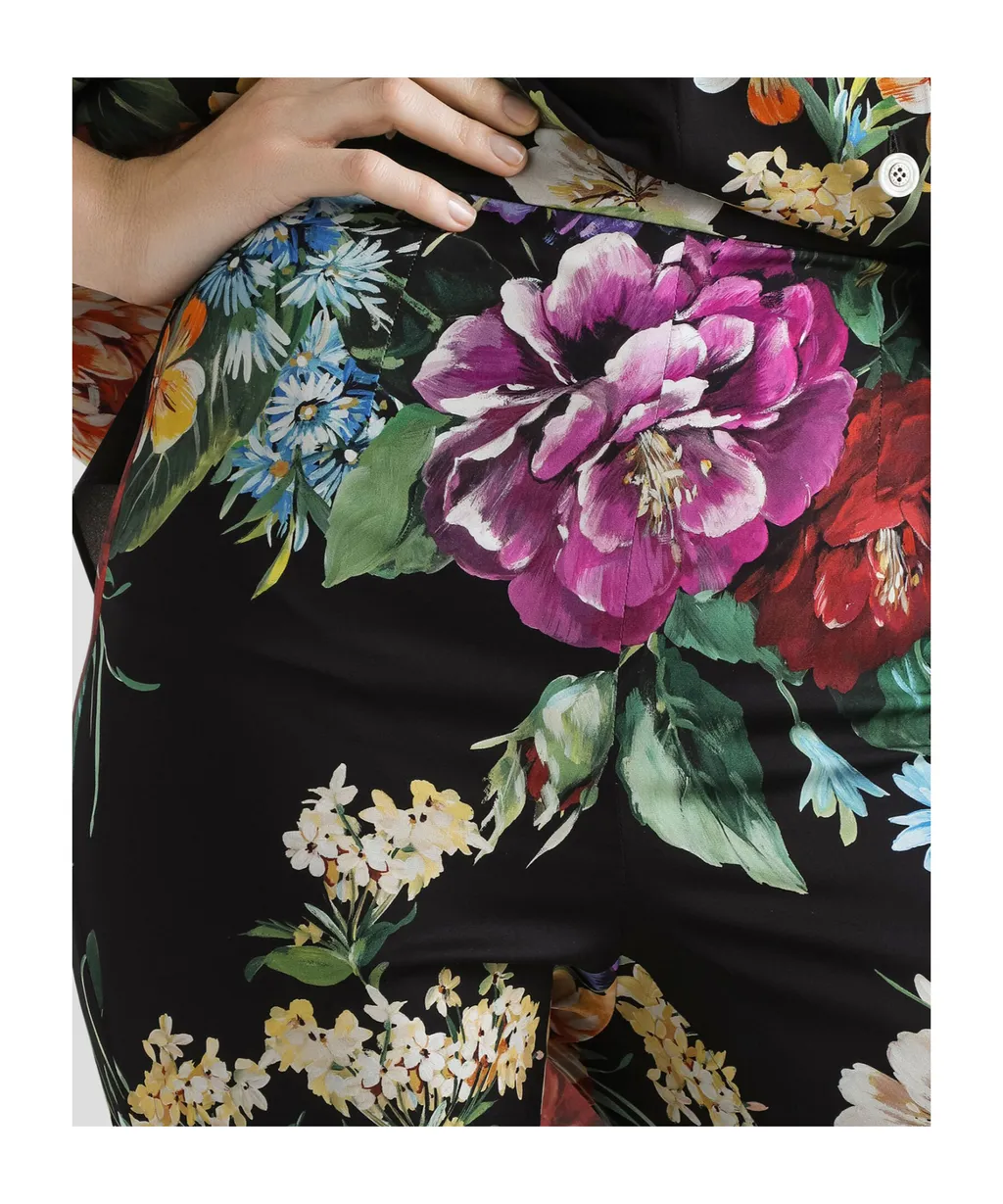 Floral-Print Leggings