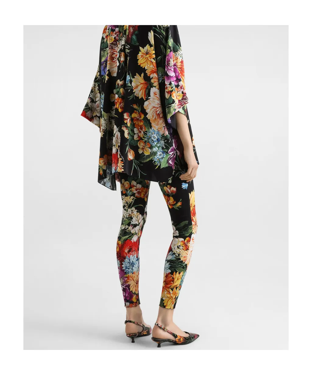 Floral-Print Leggings