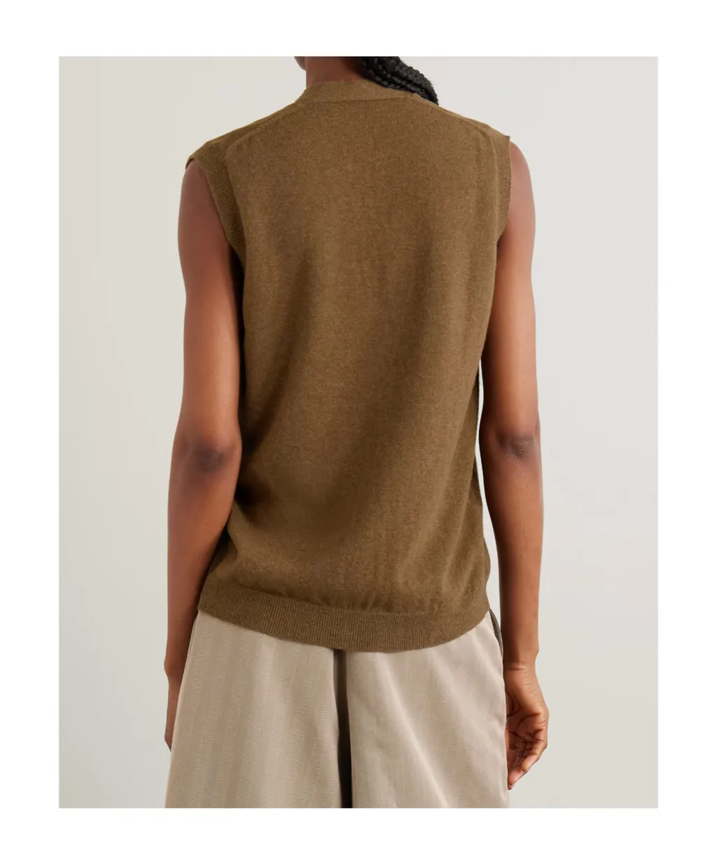 Sleeveless Cardigan