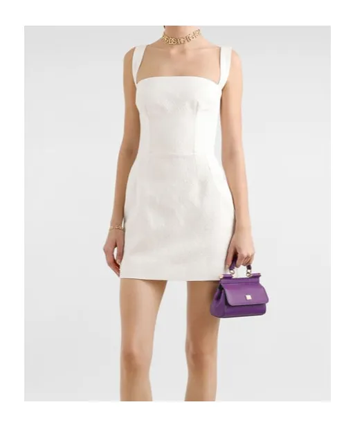 Square-Neck Mini Dress