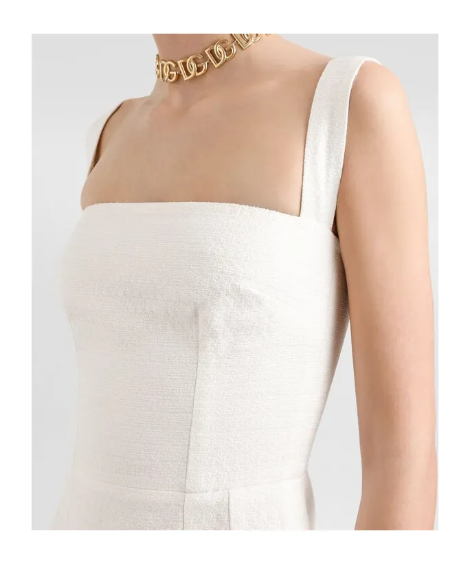 Square-Neck Mini Dress