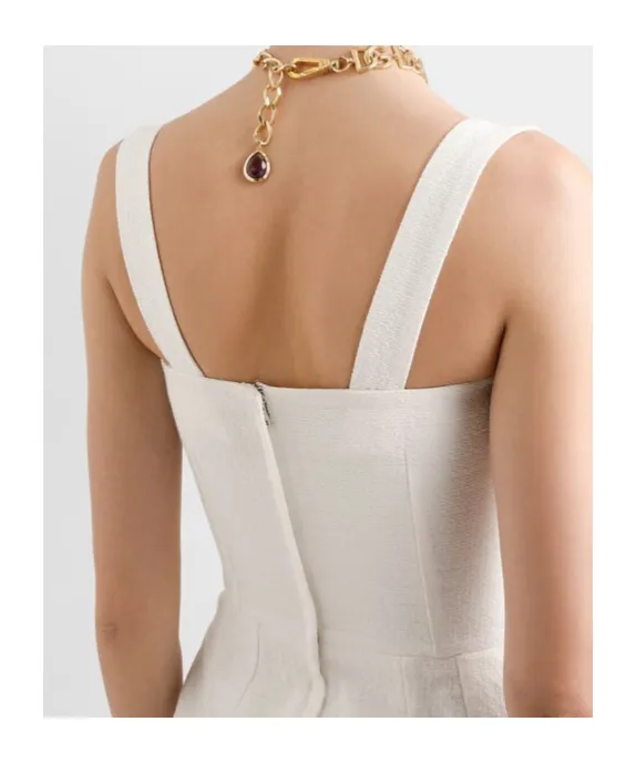 Square-Neck Mini Dress