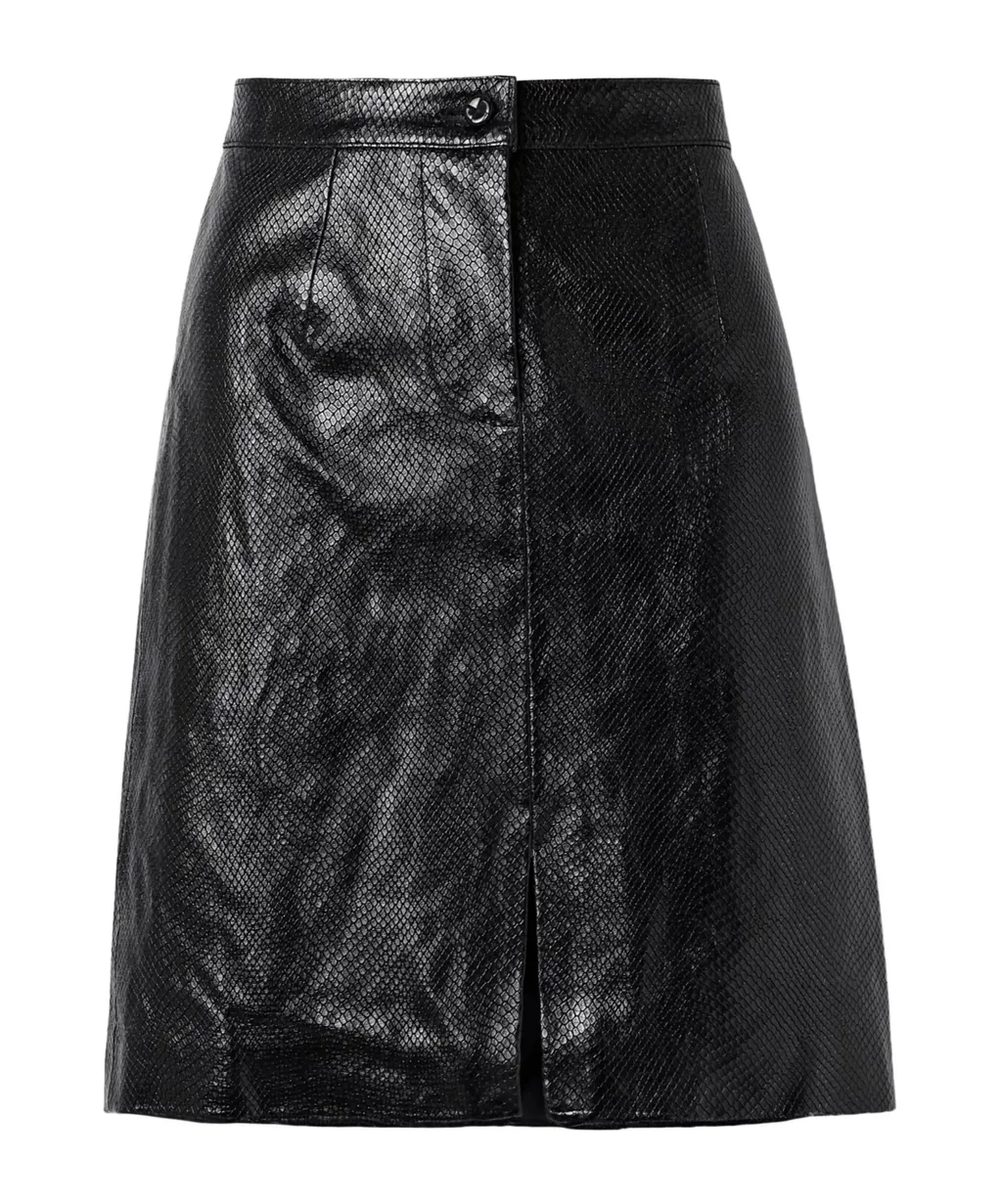 Slit Midi Skirt
