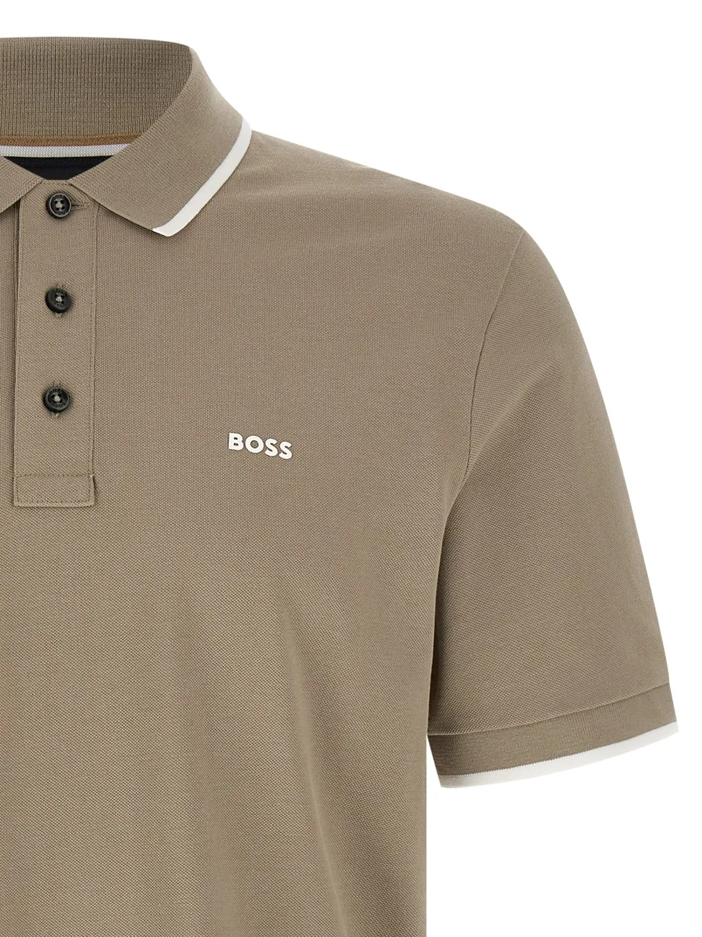 Boss Hugo Boss Logo Detailed Polo Shirt