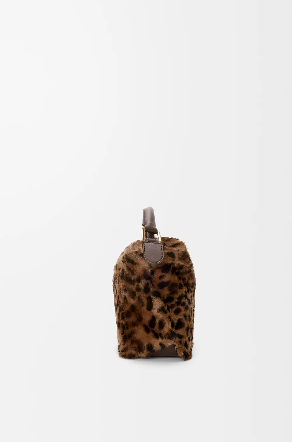 Loewe Leopard Printed Small Puzzle Edge Tote Bag