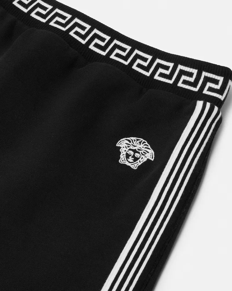 Versace Kids Medusa Embroidered Sweatshorts